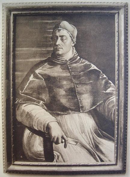 Papa Clemente VII - Tela di Fra Sebastiano del Piombo